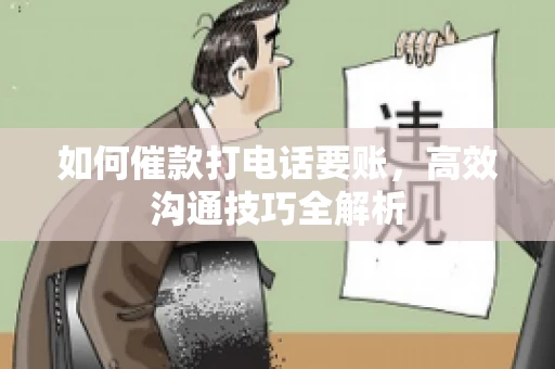 如何催款打电话要账，高效沟通技巧全解析