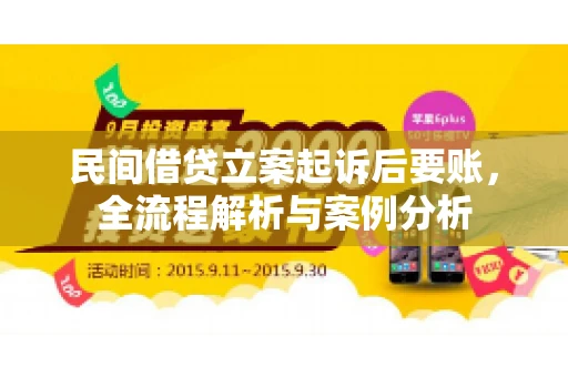 民间借贷立案起诉后要账，全流程解析与案例分析