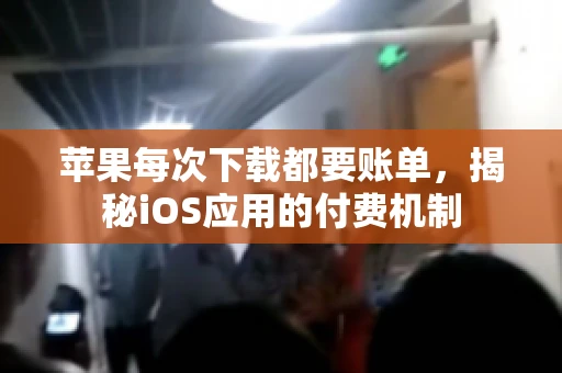 苹果每次下载都要账单，揭秘iOS应用的付费机制
