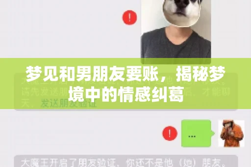 梦见和男朋友要账,揭秘梦境中的情感纠葛 梦见和男朋友要账,揭秘梦境中的情感纠葛