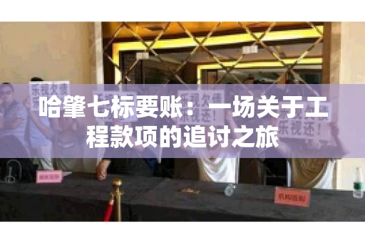 哈肇七标要账：一场关于工程款项的追讨之旅